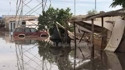 Inundación ejido Vergel (FERNANDO COMPEÁN)