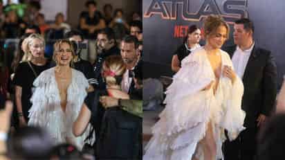 Jennifer Lopez en México: así fue la alfombra roja del estreno de su película Atlas