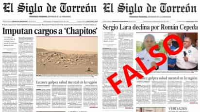 Circula en redes portada falsa de El Siglo de Torreón