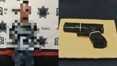 Lo detienen tras amenazar a los policías con arma de juguete