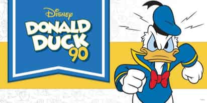 Aniversario. El 'Pato Donald' surgió el 9 de junio de 1934 y es uno de los favoritos de la familia del estudio Disney.