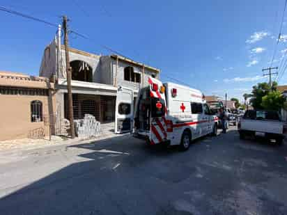 Domicilio en construcción ubicado sobre la calle Juan Bautista en el fraccionamiento Urdiñola. (EL SIGLO DE TORREÓN)