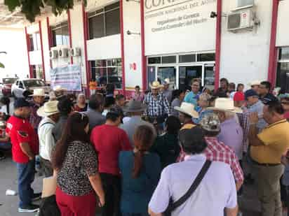 Protestas en Conagua. 