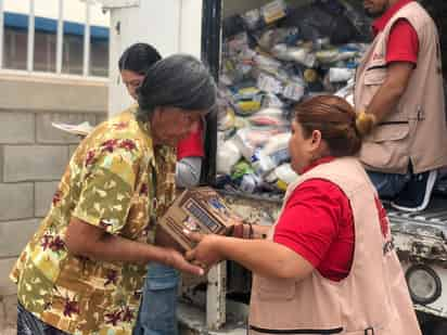 Cáritas Diocesanas Gómez Palacio se trasladó hasta aquella zona para llevar a cabo su Brigada Multidisciplinaria. (GUADALUPE MIRANDA)