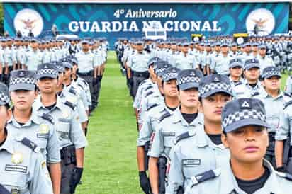 Agentes de la Guardia Nacional. EL UNIVERSAL)