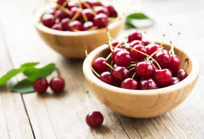 Las cerezas poseen alto contenido en antioxidantes.