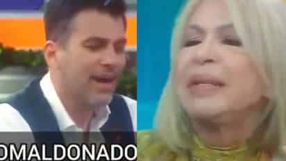 Laura Bozzo calla a Mauricio Barcelata en pleno programa de  VLA | VIDEO