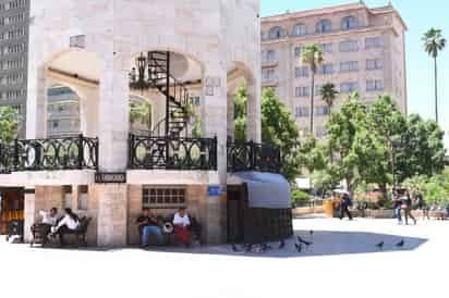 Plaza de armas de Torreón. 