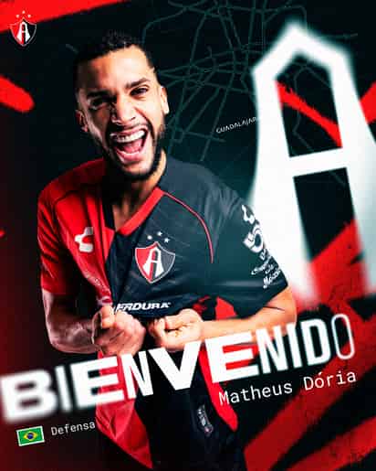 Matheus Dória es oficialmente nuevo jugador del Atlas