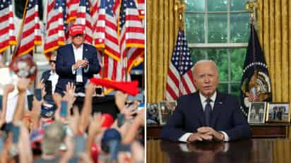 Biden y Trump piden unidad en EUA tras atentado contra el expresidente