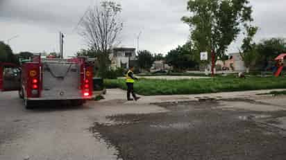 Lluvias y encharcamiento en Torreón. 