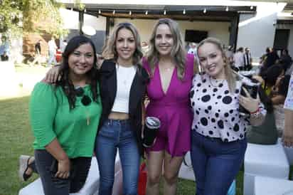 Rosario Barajas, Gabriela Reyes, Alejandra Gallegos y Laura Cedillo (EL SIGLO DE TORREÓN / GABRIEL ESCOBAR)