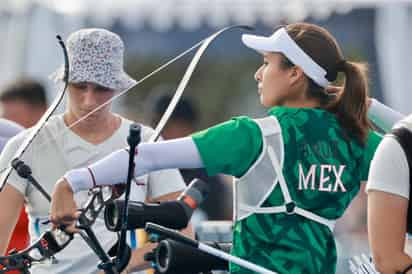 La arquera mexicana Ángela Ruiz. (CORTESÍA)