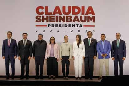 La virtual presidente electa Claudia Sheinbaum ofrece conferencia de prensa tras reunirse con gobernadores del noreste de México. (ARCHIVO)