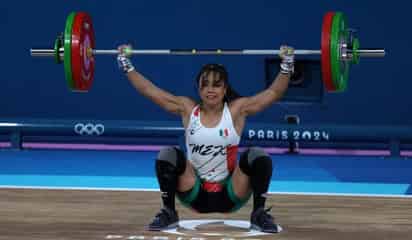 Janeth Gómez, octavo lugar en halterofilia de París 2024
