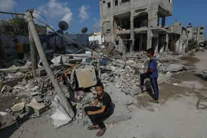 Vivienda destruida en bombardeo israelí en Gaza. (EFE)