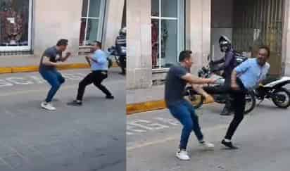 Pelea en Morelia (CAPTURA)