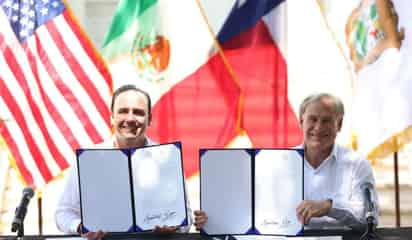 Manolo Jiménez y Greg Abbott celebran 200 años de alianza con nuevo acuerdo