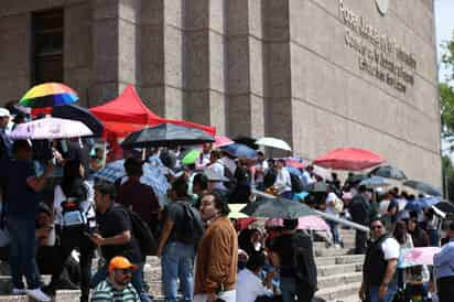 Protesta en Poder Judicial. (ARCHIVO)