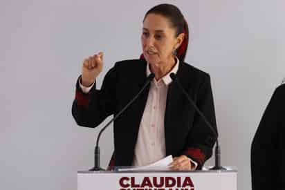 La presidenta electa Claudia Sheinbaum. (ARCHIVO)