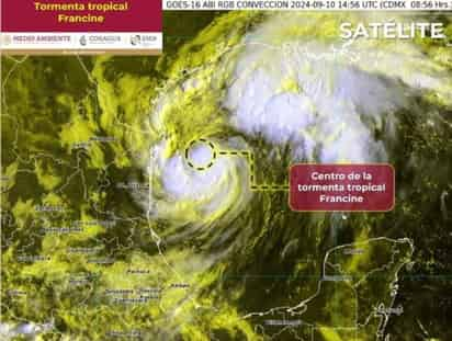 La tormenta tropical Francine. (ESPECIAL)