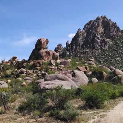 La Sierra del Sarnoso es conocida por sus paisajes únicos y formaciones rocosas, algunas de las
cuales se cree que resultaron de la caída de un meteorito. (EL SIGLO DE TORREÓN)