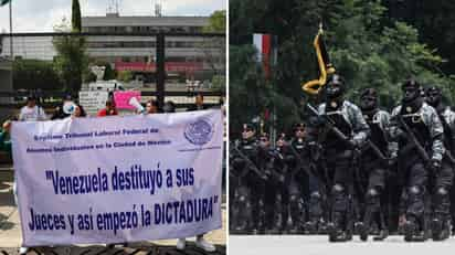 Protesta contra reforma al Poder Judicial. (ARCHIVO)