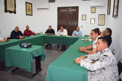 Realizan reunión semanal de seguridad en San Pedro