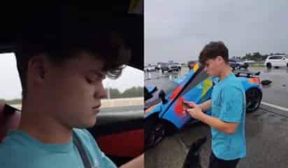 El Streamer Jack Doherty sufre accidente de auto durante transmisión en vivo