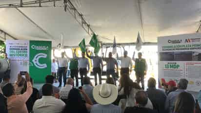 Arrancan rehabilitación de la plaza principal de Matamoros, primera etapa de mejoramiento del Centro Histórico