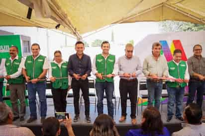 Obras públicas en el ejido El Coyote. 