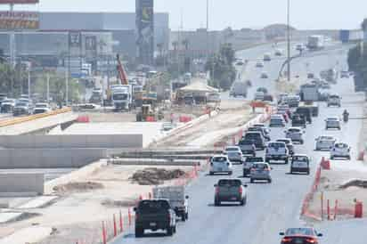 Actualmente, la obra del Giro Independencia en Torreón presenta un avance superior al 86 por ciento.