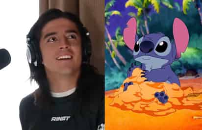 Carlos Acevedo y Stitch. 