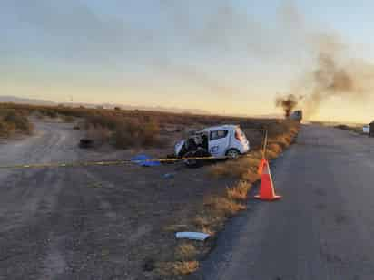 Accidentes vial en Mapimí.