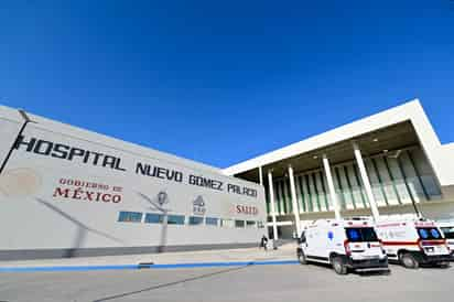 Hospital Nuevo de Gómez Palacio. (ARCHIVO)