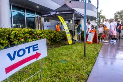 Voto anticipado en Estados Unidos. (ARCHIVO)