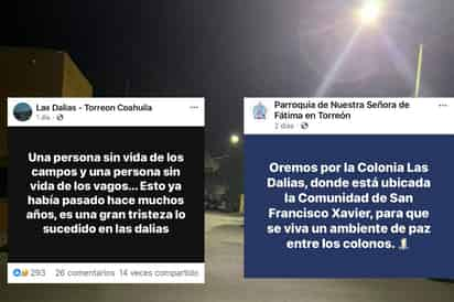 Lamentan vecinos hechos ocurridos en La Dalia; iglesia pide oración