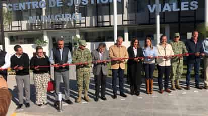 Inauguración del Centro de Justicia Municipal de Torreón (EL SIGLO DE TORREÓN / FERNANDO COMPEÁN)