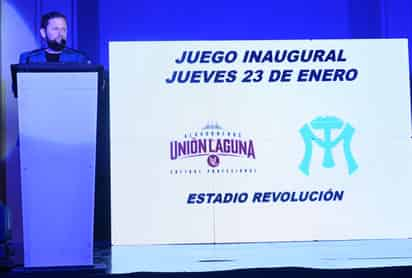 Tal y como lo dio a conocer anteriormente Guillermo Murra Marroquín, la serie inaugural será ante Monterrey y tocará Tropicalísimo Apache.