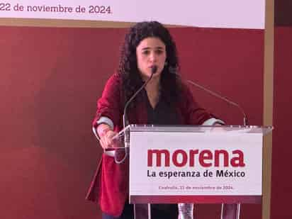 Morena está por encima de diferencias internas: Luisa María Alcalde