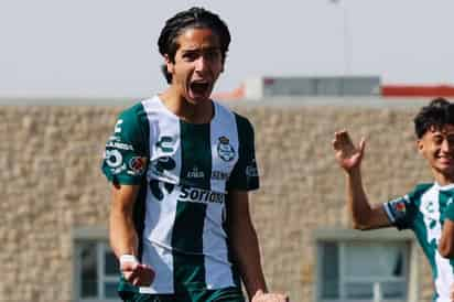 Lucca, hijo de Matías Vuoso, termina como máximo anotador de Santos Laguna Sub 17