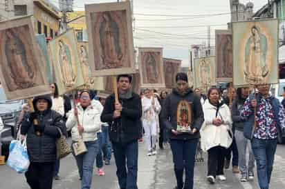 Más de mil fieles participan en peregrinación a la Virgen en Monclova