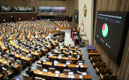 La Asamblea Nacional de Corea del Sur. (EFE)