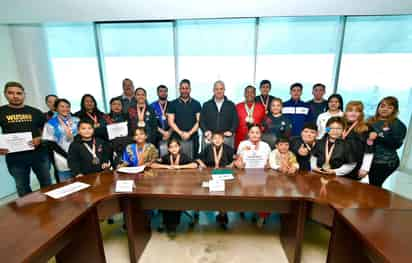 Reconocen a selección de Torreón tras éxito en Panamericano de Artes Marciales 2024