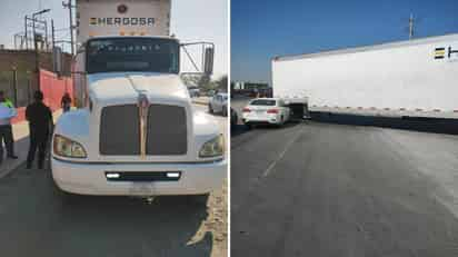 Tractocamión de la marca Kenworth, modelo 2018, color blanco