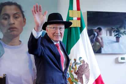 El saliente embajador de Estados Unidos en México, Ken Salazar. (ARCHIVO)