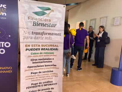 Remesas vía Financiera del Bienestar se incrementan hasta en un 30 por ciento en Durango en esta temporada