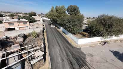 Concluyen trabajos de pavimentación en la calle de la Rosa de Gómez Palacio