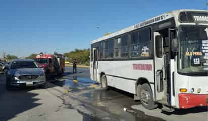 Camión de la ruta Triángulo Rojo se incendia frente al Bosque urbano