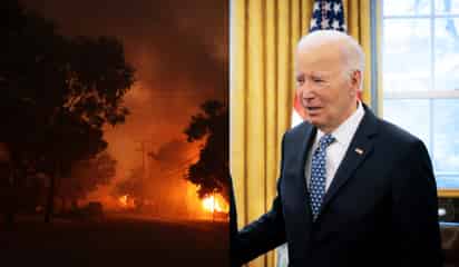 Biden aprueba ayuda federal para combatir incendio masivo en Los Ángeles